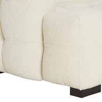 Sofá moderno Silla Muebles de sala Silla Tumbona Cojín Base de madera Tela Sofás individuales