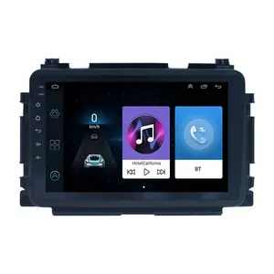 자동차 멀티미디어 비디오 플레이어 네비게이션 GPS 안드로이드 더블 DIn 자동차 스테레오 혼다 HRV 2015/파이버 용 안드로이드 자동차 DVD