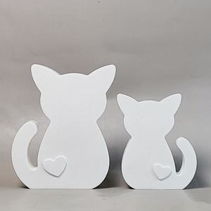 Moldes de almacenamiento de Arte de resina ecológicos hechos a mano, adornos de gatito de PC Ins hechos de herramientas de pastel de silicona S1435 - Product Image 5