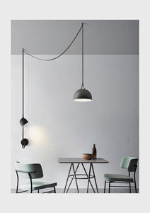 Superficie Canopy D205mm DC48V Cinturón magnético tejido negro Módulo de iluminación de cinturón de tela moderna arquitectónica Iluminación de pista flexible - Product Image 4