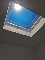 Moteur électrique Lumin, option manuelle pour bâtiments commerciaux et résidentiels, lumière artificielle, puits de lumière LED personnalisable