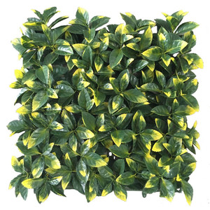 Panneau de clôture artificiel Anti-UV, 1 pièce, de haute qualité, clôture, feuilles de saucière, tapis à plantes mur - Product Image 4