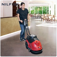Nuevo Modelo de Cepillo para Pisos Manual a Batería, Máquina de Limpieza Automática VIPERS para Restaurantes y Gestión de Propiedades AS380B