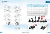 Connecteur sous-marin HYSF SUBSEA HPIL6F HPBH6M à courant élevé, 6 broches, 40A, 800V, ensemble mâle-réceptacle femelle, alimentation sous-marine
