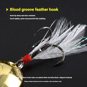 Nouveau 5g/7g/10g/15g/20g métal Vib leurres de pêche dur Vibration cuillère leurre manivelle artificielle Spinner basse appâts matériel de pêche - Product Image 3