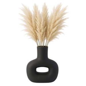 Vaso moderno in dolomite a taglio aperto per l'arredamento del soggiorno e come complemento decorativo per la casa, vaso decorativo per fiori per camera da letto o ufficio - Product Image 2