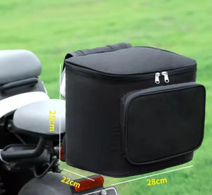 Sac de rangement arrière pour vélo électrique en tissu Oxford imperméable, grande capacité, portable, accessoires de vélo à suspendre en intérieur - Product Image 6