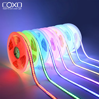 Bande LED COB RGB IP20 Haute Densité Sans Points Contrôle WiFi via Application Tuya Changement de Couleur Flexible 576 LED CE ROHS UL EMC LVD