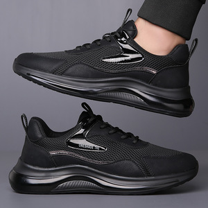 Chaussures de randonnée en cuir pour hommes à bout rond, respirantes, avec doublure en fausse fourrure, semelle extérieure en caoutchouc et semelle intermédiaire en EVA pour l'automne - Product Image 4