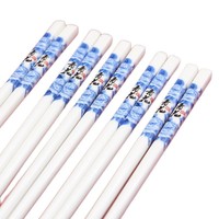 Baguettes en céramique pour la maison, style chinois moderne et minimaliste, en porcelaine bleue et blanche de Jingdezhen, authentiques, neuves, antibactériennes et anti-moisissures