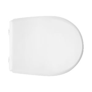 Asiento de Inodoro Blanco de 50.5 cm de Largo y 37.5 cm de Ancho para Inodoro Estándar - Product Image 1