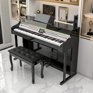 Piano numérique de haute qualité avec haut-parleurs intégrés, double clavier, voix multiples - Product Image 5