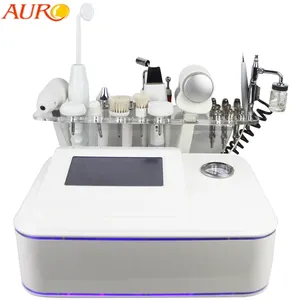 AU-8212 Professional Skin Rejuvenation Microdermabrasion Machine Diamond High Frequency Galvanic Facial Machine