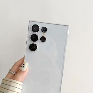 INS Luxe Transparent Sans Cadre Lentille Film Mince Antichoc Dur PC <span class=keywords><strong>Coque</strong></span> Arrière Protection Téléphone Cas pour Samsung <span class=keywords><strong>Galaxy</strong></span> S25 Ultra - Product Image 3