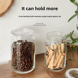 Libbeyガラス製品500ml 1000ml食品グレードガラス瓶コーヒー豆粉末保存オーガナイザー密封容器食品保存 - Product Image 5