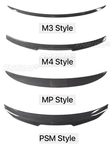 Aileron de toit style M3 M4 MP PSM en fibre de carbone, kit de spoiler arrière pour BMW Série 3 E92 E93 2006-2014 320i 325i - Product Image 3