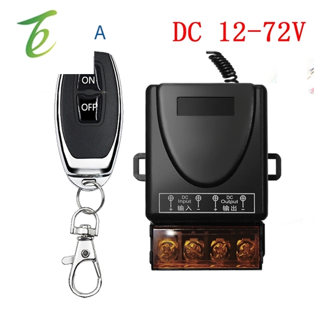 9-72V30A wide voltage remote control switch for electric vehicles, battery bikes, car lights, LED remote control switch
