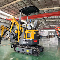 Envío Gratis KAISAN Mini Excavadora de 1.2 Toneladas con Giro Cero, Minibagger 1.2T, Mini Pelleteuse 1T para Alquiler en Europa y Trabajos de Paisajismo