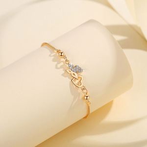 <b>Bracelet</b> Seamless Exclusive Design Protection <b>Love</b>-style Secure Mount Inlay Reinforced Steel Original Color Mixed wholesale - Product Image 1