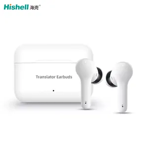 Auriculares de traducción de voz, cascos de traductor de bolsillo, venta al por mayor