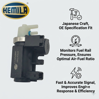 Pièces automobiles HEMILA 11747628987 Capteur de pression du rail de carburant Soupape solénoïde turbo Compatible avec BMW N54 N55 S55