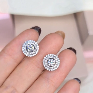 Orecchini a perno rotondi semplici da donna, accessori per l'orecchio alla moda per l'uso quotidiano - Product Image 3