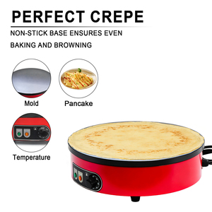 Crêpière Électrique Commerciale 3000W en Acier Inoxydable 40cm 220-240V Antiadhésive pour Boulangerie, Café et Snack-bar - Product Image 4