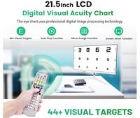 K215F Moniteur de test de vision à écran LCD HD de 21,5 pouces pour examen ophtalmique, tableau de test de vision, magasin d'optique