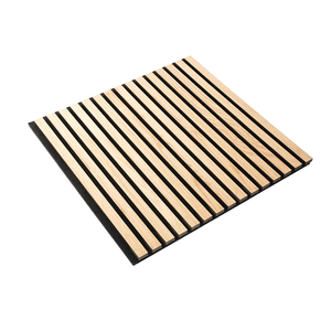 Panneaux muraux acoustiques compressés en MDF, panneaux décoratifs insonorisants pour les bureaux, les hôtels, les maisons, les plafonds - Product Image 1