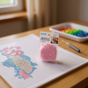 Ilan Diamante 5D Rosa 2.7mm 2200pz per Pittura Diamante - Product Image 3