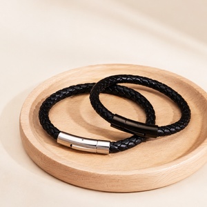 Punk Simple Style Men Jewelry Non-fading Simple Stainless Steel Wire <b>Rope</b> <b>Bracelet</b> Classic Cuff Charm <b>Bracelet</b> for Men - Product Image 3