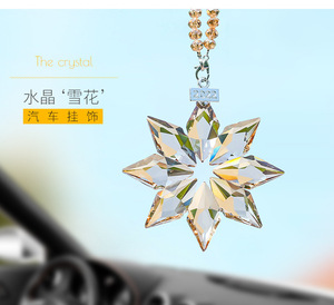 Adorno Navideño para Exteriores en Oferta, Regalos de Navidad, Regalos de Boda, Cristal Colgante para Espejo de Coche, <span class=keywords><strong>Copo</strong></span> de Nieve de Cristal - Product Image 5