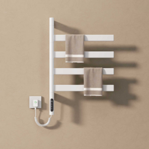 Sèche-serviettes électrique rotatif en acier inoxydable 304 <span class=keywords><strong>pour</strong></span> salle de bain, support chauffant <span class=keywords><strong>pour</strong></span> serviettes - Product Image 4