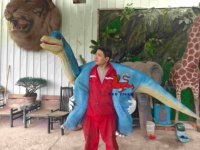 Marionnette réaliste de Brachiosaurus pour spectacles, événements et parcs à thème