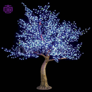 Beautiful Outdoor Garden IP65 Waterproof Commercial <b>LED</b> Luminous Artificial Sakura Cherry Blossom Tree for Christmas Decoration - Product Image 1