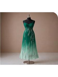 Elegant Georgette Full Length <b>Dress</b> <b>with</b> Hand Embroidered Floral Work Stone Beads and Sequins Indian Designer Evening Gown - Product Image 1