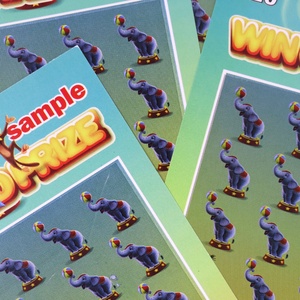 Boletos de Lotería de Papel Personalizados, Impresión en China, Nuevo Producto en Venta - Product Image 4