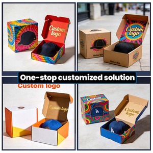 Boîtes en carton rectangulaires personnalisées pour la marque Barbas Hats, vente en gros, emballage <span class=keywords><strong>de</strong></span> casquettes, boîte personnalisée pour casquette <span class=keywords><strong>de</strong></span> baseball - Product Image 4