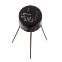 Diodes de pont redresseur à ondes complètes en silicium axiales 2W10 2A 1000V, accessoires électroniques