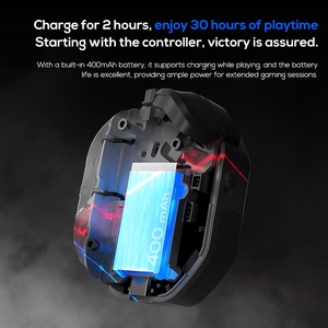 Joystick inalámbrico MEMO MB07 Half Hand para juegos móviles, con sensor Hall, 10 botones virtuales, batería de 400 mAh, compatible con Android e iOS. - Product Image 4