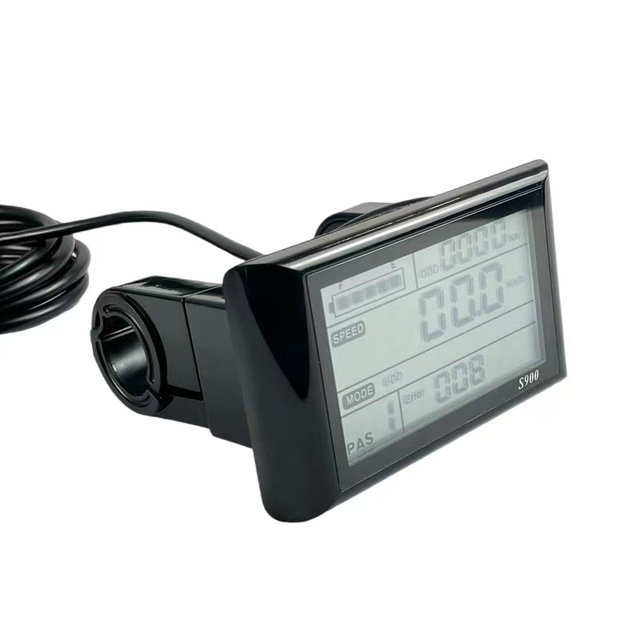 Sw900 Electric Bike Display 24v/36v/48v52v/60v Meter Lcd Speed Control Meter 6-cell Bicycle Conversion Parts