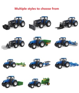 Voiture RC tracteurs <span class=keywords><strong>remorque</strong></span> 2.4G 1/24 radiocommandée 4 roues voitures de ferme simulateur camion fermier modèle animal jouets enfants garçons - Product Image 5