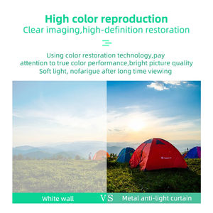 Pantalla de Proyector 16:9 ALR, Cortina Metálica Anti Luz, Tela Reflectante para Proyector Xiaomi DLP YG300 <span class=keywords><strong>XGIMI</strong></span> H3 <span class=keywords><strong>HALO</strong></span> Mogo - Product Image 3