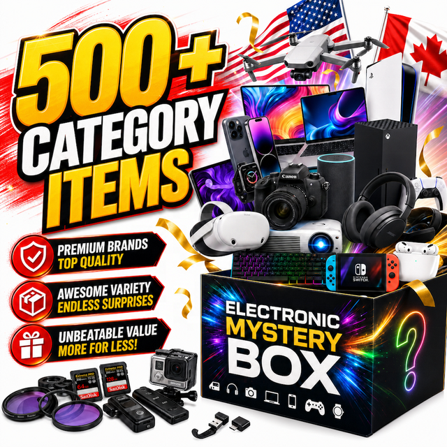 COSMOVA Advanced Electronics Mystery Box OEM Brand 100% Surprise Headphones Earphone Top Sale Christmas Gift Novelty Smart Phone