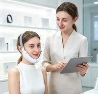Appareil de massage facial V-Line pour affiner le visage et réduire le double menton avec modes de massage réglables