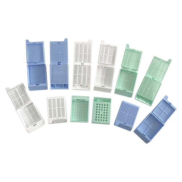 Good Quality Medical Disposable Square Holes Plastic Histology Tissue Embedding Cassette