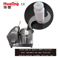 Machine à découper les aliments Hualing HR-6, lame en acier inoxydable, 1800W, contrôle de vitesse illimité, interrupteur étanche, lames personnalisables