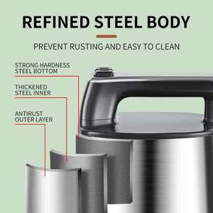 電気フードチョッパーミートグラインダースライサーミキサーチョッパーfufuマシンミートミンサーフードプロセッサーミートグラインダー - Product Image 3