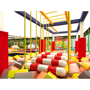 Jungle Theme Commercial <b>Indoor</b> Playground-Kids Amusement Equipment with <b>Slides</b> Trampolines & Tree House AOLEAO TQB-170 - Product Image 3