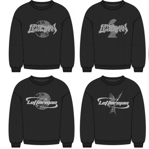 Suéter de punto con gráfico personalizado, impresión de logotipo totalmente personalizada, suéter de cuello redondo de alta calidad con efecto desgastado para hombres y mujeres jóvenes a la moda. - Product Image 3